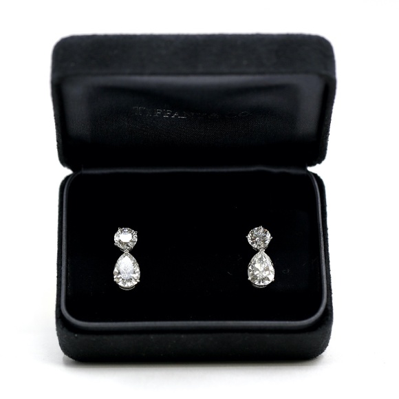 Tiffany & CO. Diamond Earrings - Picture 3 of 14